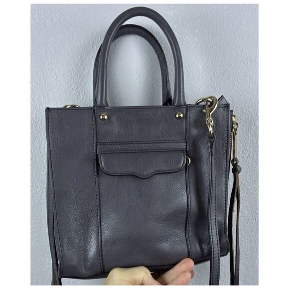 Rebecca Minkoff Minimalist Everyday Gray Leather MAB Mini  display picture 2